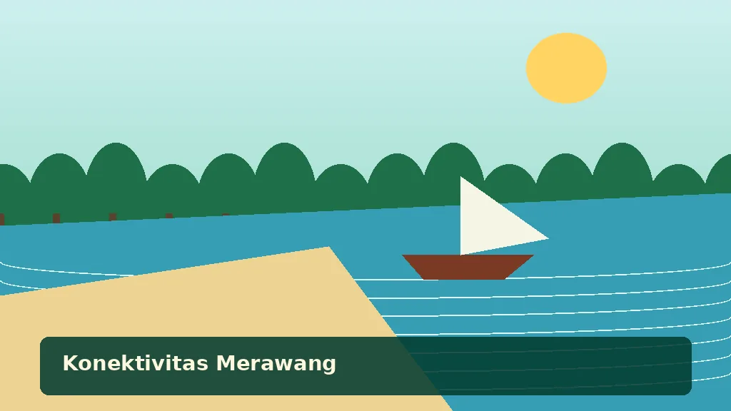 Ilustrasi konektivitas Desa Air Anyir